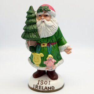 Limited Edition Porcelain Antique Santa Collectable Figurine 1801 Ireland By Mer